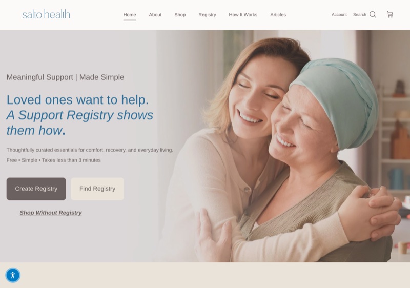 Salto Health website