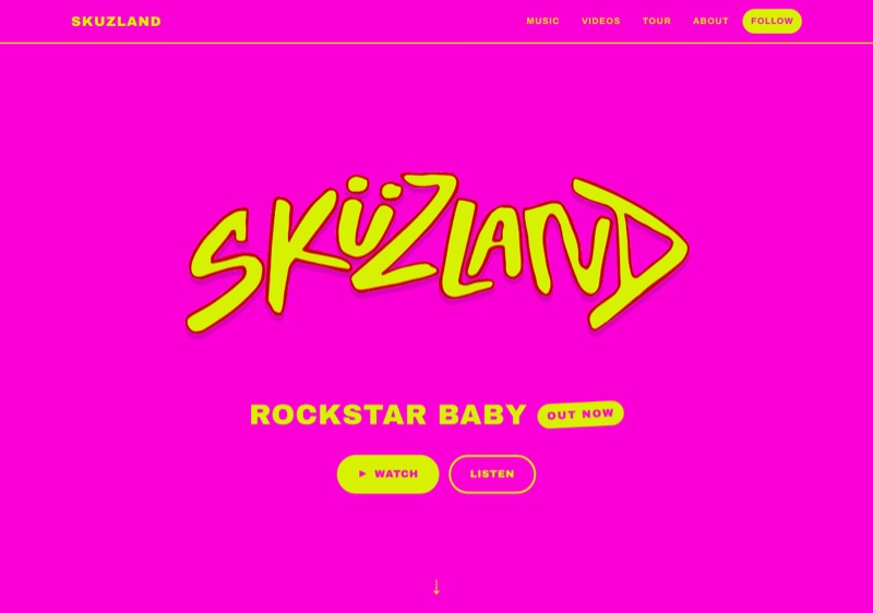 Skuzland website