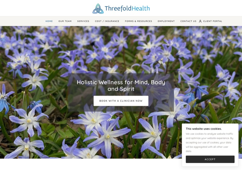 Threefold Health website