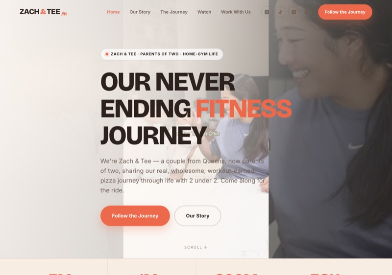 Zach & Tee website